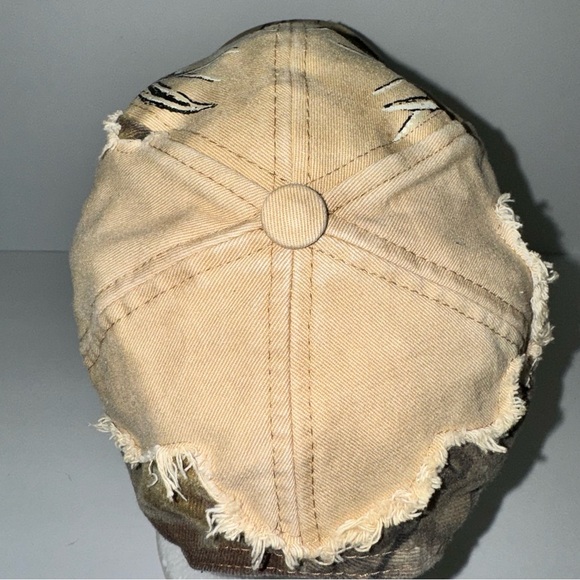 Buck Wear Deer Predator Distressed Baseball Trucker Cap, One Sz - Picture 7 of 11